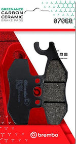 Brembo Carbon Ceramic Prime Line Brake Pad For Piaggio X10 125 I.E. ABS 2013-2015 Rear