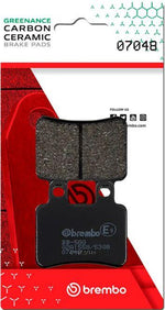 Brembo Prime Carbon Ceramic Brake Pads For Derbi Boulevard 125 2003-2007 Front