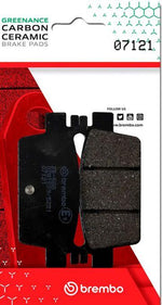 Brembo Carbon Ceramic Prime Line Brake Pads For Kymco AK 550 I ABS 2017-2025 Rear