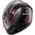 Shark Spartan RS Full Face Motorcycle Helmet - Carbon Shiever Dar