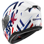 Shark D-Skwal 3 Full Face Motorcycle Helmet - DAShed WBR