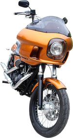 Klock Werks Flare Windshield For Harley Davidson FXRP 1340 23 cm (9") - Dark Smoke