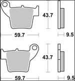 Brembo TT Prime Carbon Ceramic Brake Pads For Kove 450 2023 Front