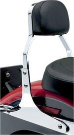 Cobra Square Sissy Bar For Harley Davidson FLSTF 1450 2000-2006 - Chrome