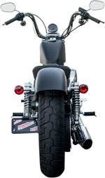 Accutronix Side Mount License Plate with LED Tag Light For Harley Davidson XL 1200 C 2004-2020 Side Axle Mount