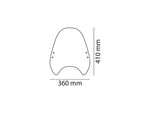Puig Custom II Screen For Suzuki 125 XT 1999-2000 - Light Smoke