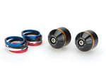 Puig Short Bar End Weights With Coloured Rim For BMW M1000RR 2023-2025 - Black