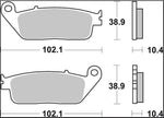 Brembo XS Prime Sintered Brake Pads For Yamaha XMAX 125 2024 Front