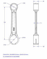 Vintco Connecting Rod Kit For Yamaha DT 360 1974