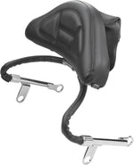 Show Chrome Driver Backrest Kit For Honda GL 1800 Gold Wing 2001-2017 - Black/Chrome