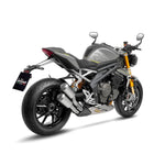 LeoVince LV-10 Stainless Steel Silencer For Triumph Speed Triple 1200 RR 2022-2025