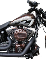 Cult Werk Slotted Air Filter Cover For Harley Davidson FXSB 1690 2014-2017 - Raw Black