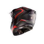 Caberg Tanami Ranger Adventure Motorcycle Helmet - Carbon Gravity Red/Grey