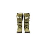 Sidi Crossair X Motocross Boots - Olive Green/Fluro Yellow