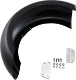 Klock Werks Hugger Front Fender With Mounting Blocks For Harley Davidson FLFB1750 2018-2020 45.7 cm (18") - Black