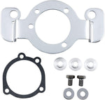 Drag Specialties Air Cleaner Support Bracket Kit For Harley Davidson XL 1200 C 1996-2006 - Chrome Grey