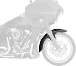 Klock Werks Hugger Fender For Harley Davidson FLH 1868 ABS 2021 40.64 cm (16") - 48.26 cm (19") Front - Black