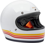 Biltwell Gringo Sunset Spectrum Helmet - Gloss/Orange/Red/White