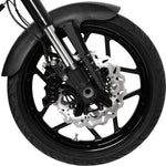 Arlen Ness Carbon Fibre 19" Qualifier Fender 48.3 cm (19") Front - Black