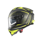 Premier Typhoon FR Helmet - Matte Black/Yellow