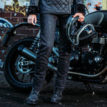 Spada Drifter CE Ladies Jeans Short Leg Washed Black