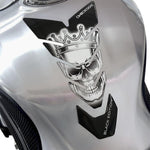 Onedesign Resin/Soft Touch Tank Pad - Skull Black/White