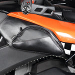 Show Chrome Dual Side Tank Pouches For Can Am Ryker 600 ACE 2019-2024 - Black