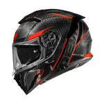 Premier Devil Carbon ST2 Helmet - Black/Red
