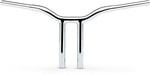 LA Choppers Kage Fighter Welded Straight-Riser Handlebar 30.5 cm (12") - Chrome