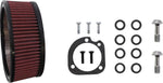 S&S Cycle Air Stinger Stealth Air Cleaner Kit For Harley Davidson XL 1200 C 2007-2020 - Black Red