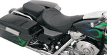 Drag Specialties Backrest Compatible Mild Stitched Solo Seat For Harley Davidson FLHT 1340 1997-1998 62cm Long - Black
