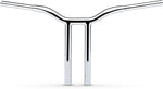 LA Choppers Kage Fighter Welded Straight-Riser Handlebar 35.5 cm (14") - Chrome