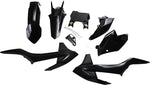 Cycra Plastics Kit For KTM SX125 2016-2018 - Black