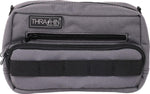 Thrashin Supply Co Handlebar Bag Plus Handlebar Grey/Orange - 12.5cm (5") x 22.9cm (9") x 10 cm (4")