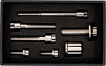 Trask Bitchin Coil & Horn Bolts For Harley Davidson FLDE 1750 ABS 2018-2020 - Silver