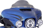 Klock Werks Flare Windshield For Harley Davidson FLH 1868 2021 16.5 cm (6-1/2") - Dark Smoke
