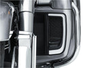 Kuryakyn Tracer LED Fairing Lower Grill Inserts For Harley Davidson FLHTCU 1690 2014 Black/Clear