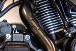S&S Cycle 2 Into 1 Diamondback Exhaust System For Harley Davidson FLH 1868 2021 - Guardian Black