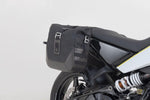 SW Motech Legend Gear LC2 Side Pannier Bag System For Husqvarna Svartpilen 401 2023-2024 - Black/Brown