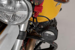 SW Motech EVO High Beam Lights For Moto Guzzi V85 850 TT 2019-2023 - Black