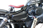 Cult Werk Bobber Side Panels For Harley Davidson XL 1200 C 2004-2013 - Gloss Black