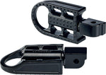 Biltwell Mushman Footpegs For Harley Davidson FLDE 1750 2018-2020 - Black