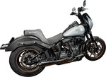 Slyfox High Noon Seat For Harley Davidson FLSB 1750 ABS 2018-2021 Classic Stitch/Gray Logo - Black/Grey