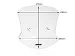 WRS Windscreen For BMW S 1000 XR 2020-2023 47 cm (18-1/2") - Clear