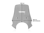 WRS Motorcycle Fairing Windscreen For Husqvarna Norden 901 ABS 2022-2024 33.5 cm (13-1/4") - Dark Smoke