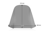 WRS Windscreen For Honda CN 250 1987-1999 51 cm (20") - Smoke