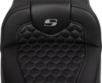 Saddlemen Roadsofa Extended Reach Honeycomb Seat For Harley Davidson FLHX 1923 ABS 2024-2026 - Black/Grey