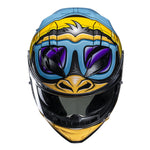 HJC F71 Monkey DJ MC23 Motorcycle Helmet