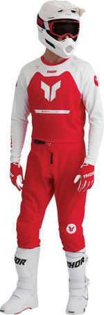 Thor Ridemode Static Gloves - Red/White