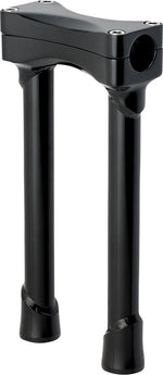 Biltwell Murdock O S Risers 25.5 cm (10") - Black Satin
